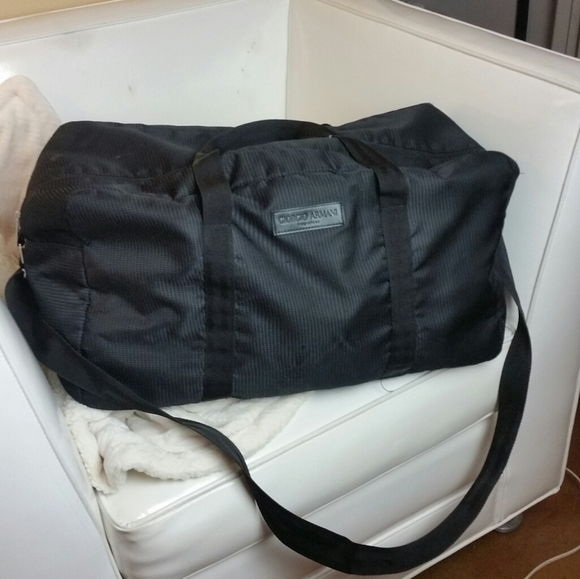 giorgio armani gym bag